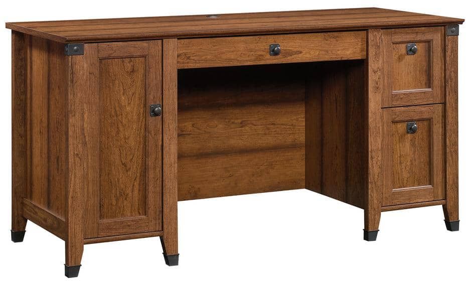 Sauder® Carson Forge® Washington Cherry Computer Desk