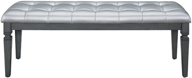 Homelegance® Allura Gray Bed Bench 1