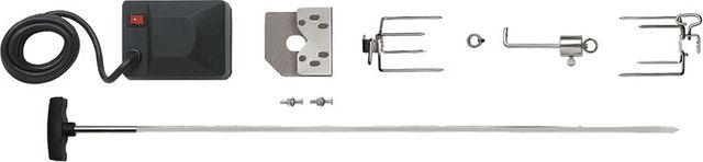 Napoleon Stainless Steel Heavy Duty Rotisserie Kit for Large Grills