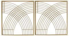 Signature Design by Ashley® Dalkins Set of 2 Gold Wall Decor