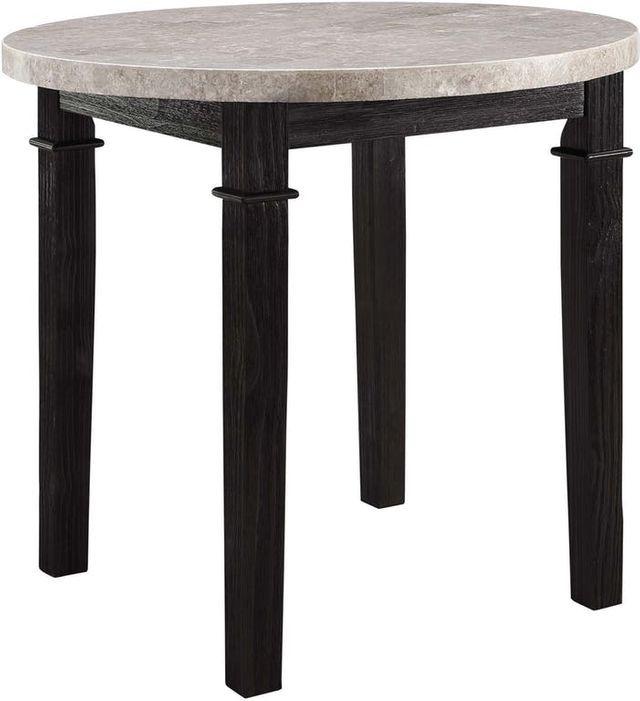 Elements International Greystone Marble Round Counter Height Table