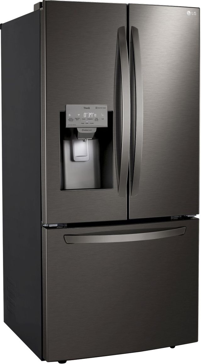 LG 24.5 Cu. Ft. PrintProof™ Black Stainless Steel French Door Refrigerator-1