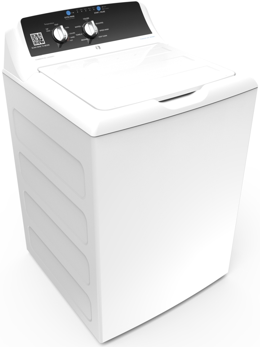 GE® 4.2 Cu. Ft. White Commercial Washer-VTW525ASRWB