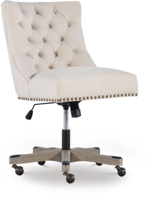 Linon Della Natural Office Chair
