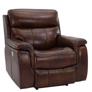 Cheers by Man Wah Leather Power Recliner