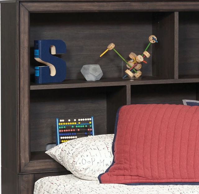 Samuel Lawrence Furniture Granite Falls Brown Youth Twin Bed With Bookcase-2
