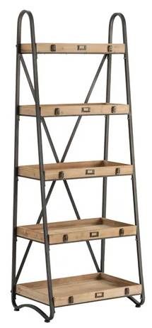Crestview Collection Voyager Brown Etagere