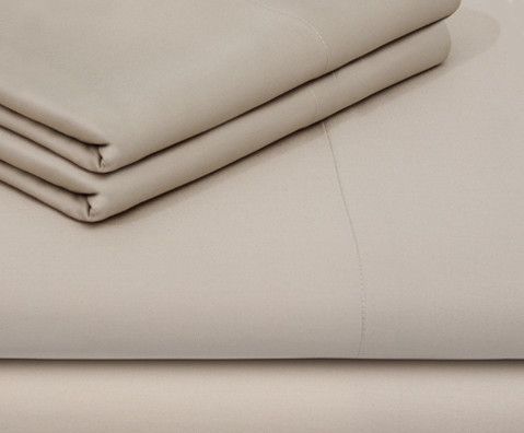 Malouf® Woven™ Rayon From Bamboo Driftwood Split Head King Bed Sheet