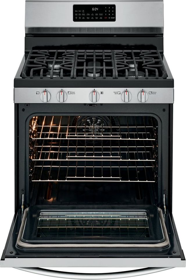 Frigidaire Gallery® 30" Stainless Steel Freestanding Gas Range with Air Fry 1