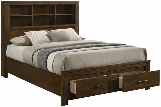 ACME Furniture Merrilee II Oak Storage Panel Bed | Lacks Furniture ...