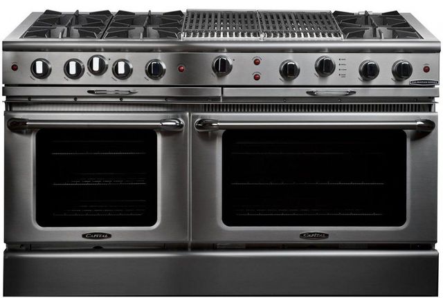 Capital Culinarian 60" Stainless Steel Free Standing Gas Range 0