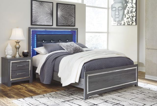 Signature Design by Ashley® Lodanna Gray King Panel Bed 5