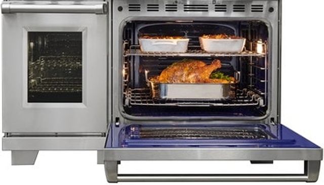 Wolf 48" Stainless Steel Freestanding Dual Fuel Range and French Top 4