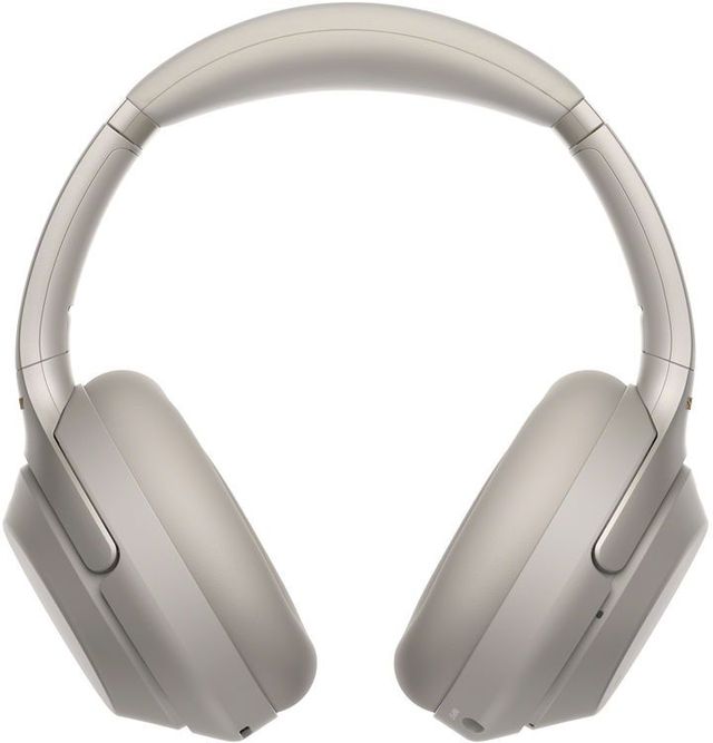Sony® Wireless Noise-Canceling Over-Ear Headphones-Silver 1