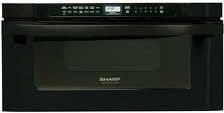 Sharp Insight Pro Built In Microwave Drawer-Black