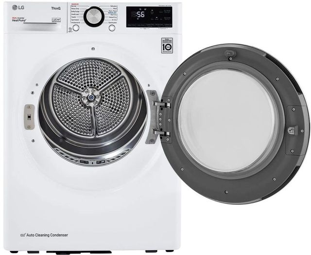 LG 4.2 Cu. Ft. White Front Load Electric Dryer 6