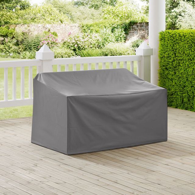 Crosley Furniture® Gray Outdoor Loveseat Furniture Cover-3