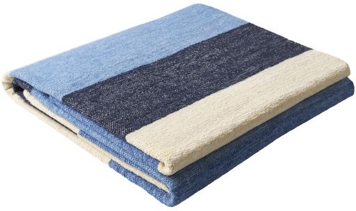 Surya Meadowlark Bright Blue 50"x70" Throw Blanket-1