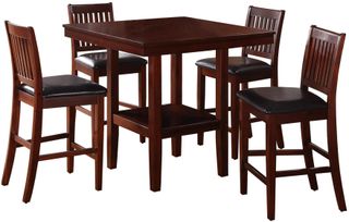 Homelegance® Galena 5 Piece Counter Height Table Set