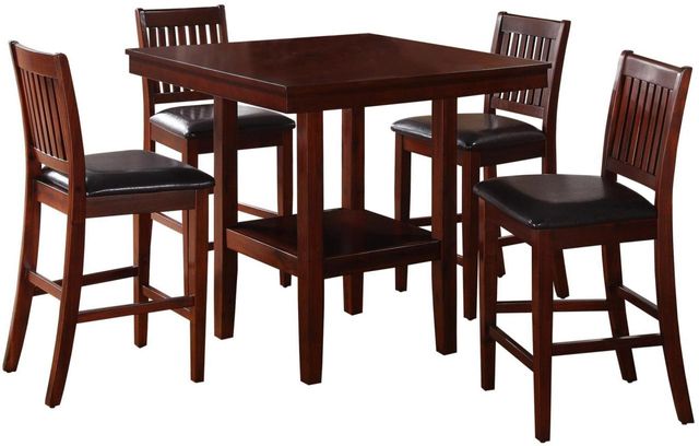 Homelegance® Galena 5 Piece Counter Height Table Set 0