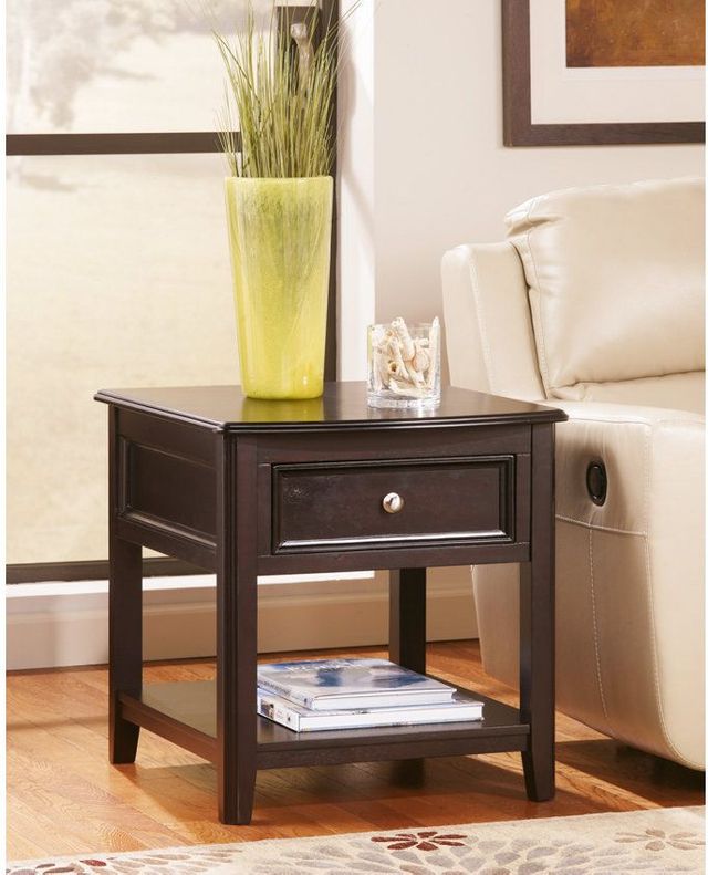 Signature Design by Ashley® Carlyle Almost Black End Table 5