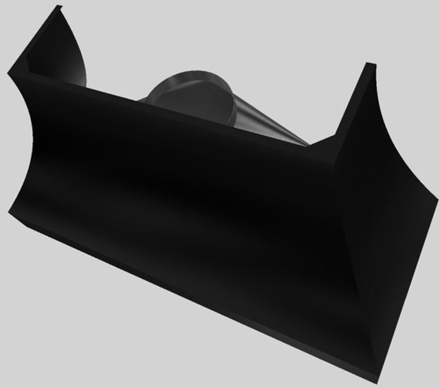 Vent-A-Hood® Designer Series 60" Black Wall Mounted Range Hood 3