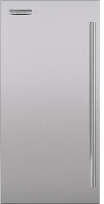 Sub-Zero® 18" Stainless Ice Maker Door Panel with Tubular Handle