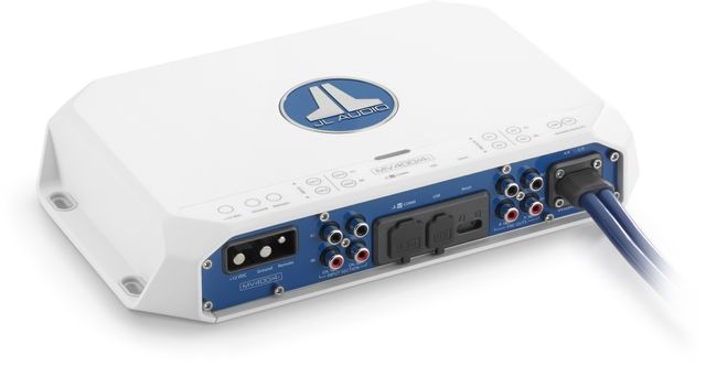 JL Audio® 400 W 4 Ch. Class D Full-Range Marine Amplifier with Integrated DSP 1