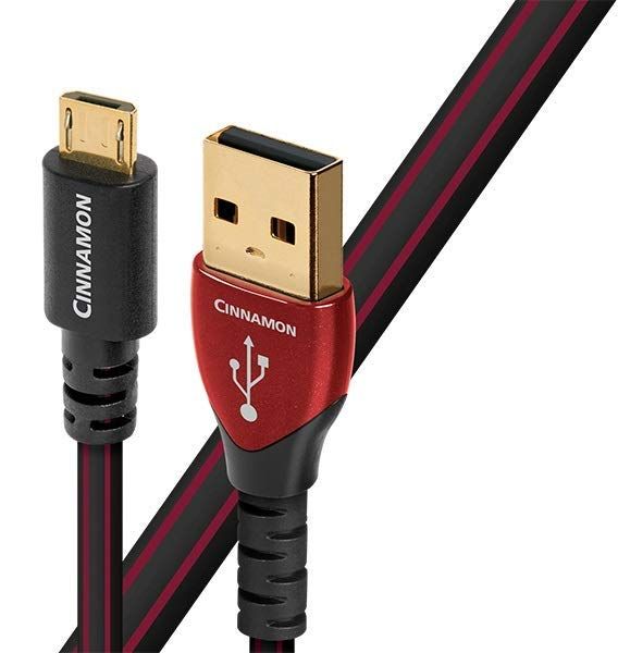 AudioQuest® Cinnamon 1.5 M USB A To Micro Cable | Speaker Shop