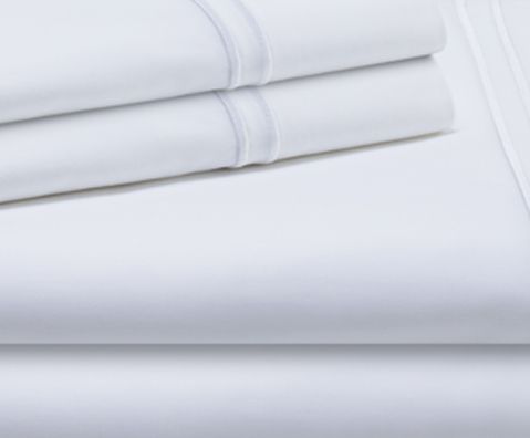 Malouf® Woven™ Supima® Premium Cotton White Split Queen Sheet Set