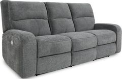 Parker House® Polaris Bizmark Grey Power Reclining Sofa