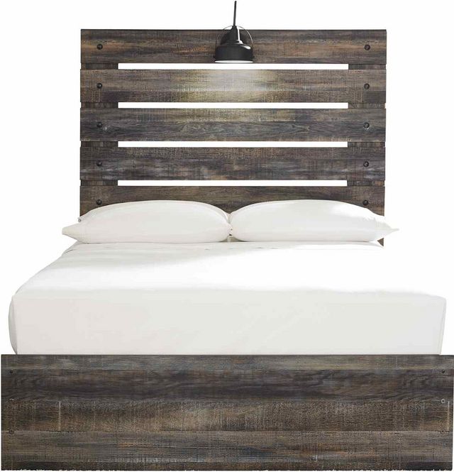 Signature Design by Ashley® Drystan Brown Full 2-Drawer Storage Panel Bed-1