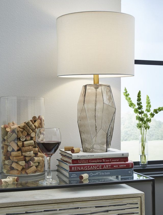 Signature Design by Ashley® Taylow Gray Table Lamp 4