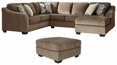 Benchcraft® Graftin 4-Piece Teak Living Room Set