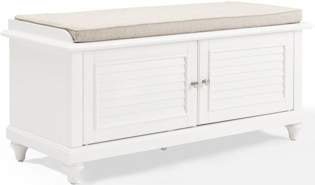 Crosley Furniture® Palmetto White Entryway Bench-0
