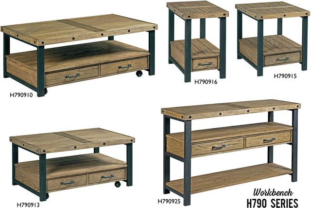 England Furniture Workbench Rectangular End Table-1