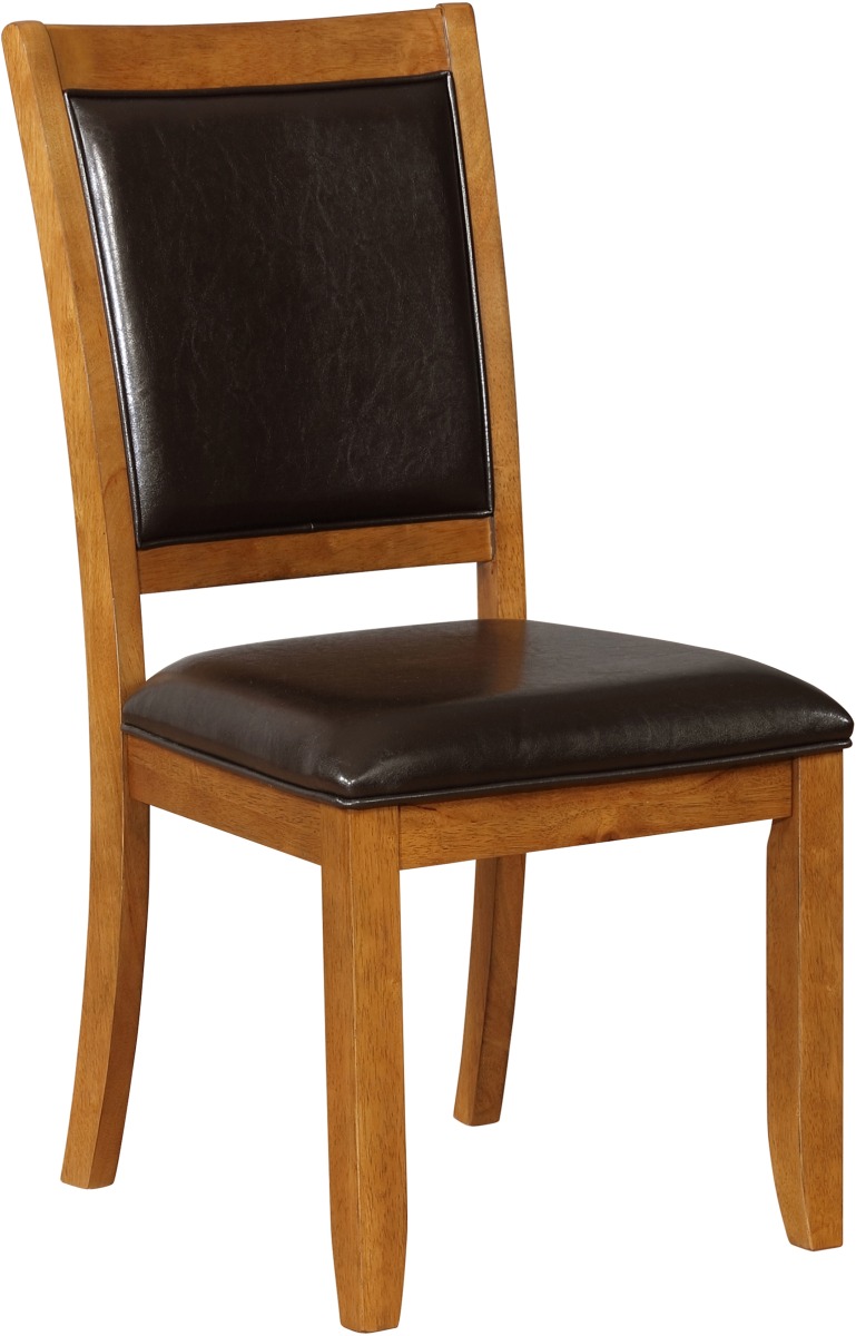 Coaster® Lavon Nelms Set of 2 Deep Brown and Black Side Chairs