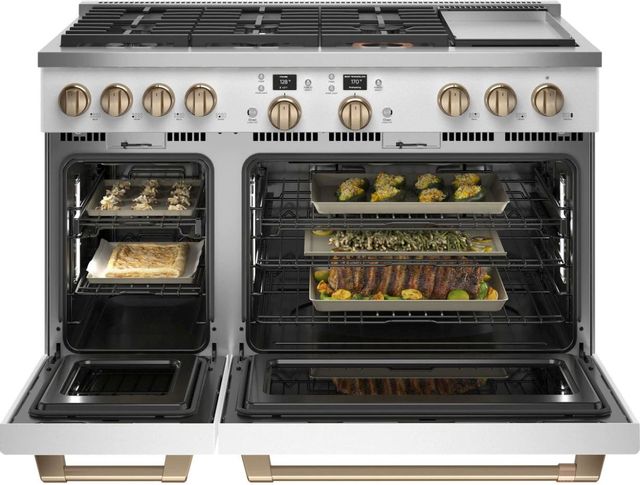 Café™ 48" Stainless Steel Professional Style Dual Fuel Range 2