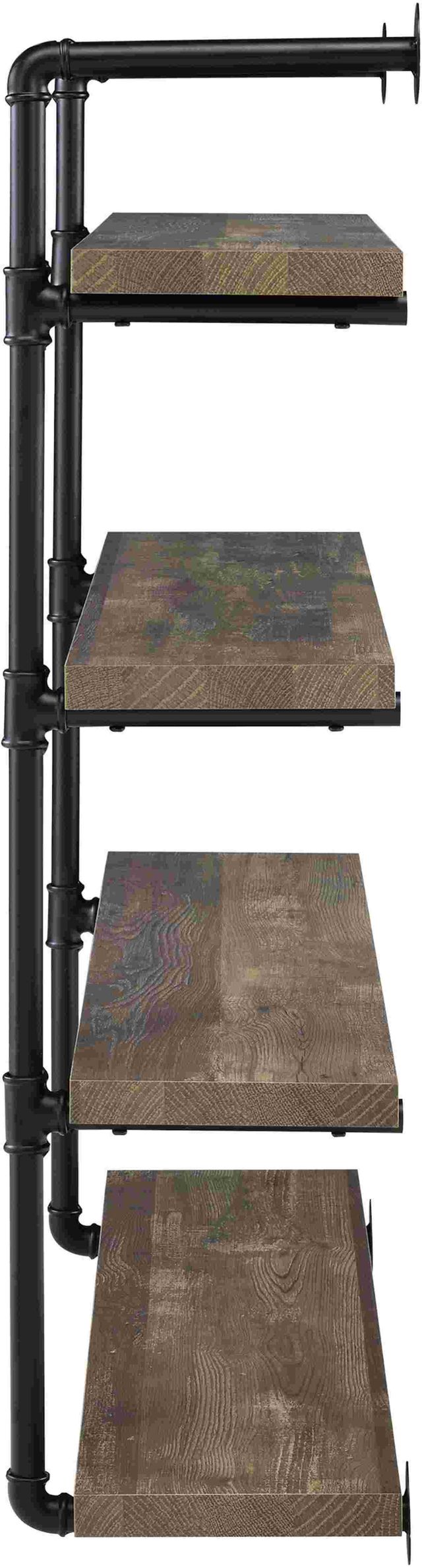 Coaster® Black And Grey Driftwood 40-Inch Wall Shelf 13