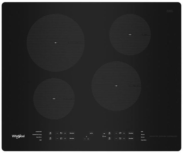 Whirlpool® 24" Black Electric Induction Cooktop 0