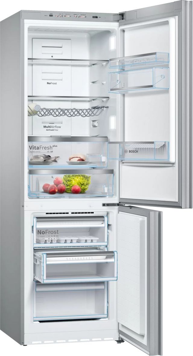 Bosch® 800 Series 10.0 Cu. Ft. White Glass Compact Refrigerator-1