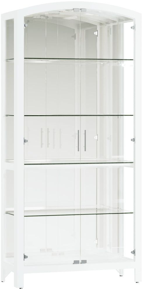 Howard Miller® Elsie III Gloss White Curio Cabinet | Brownie Furniture ...