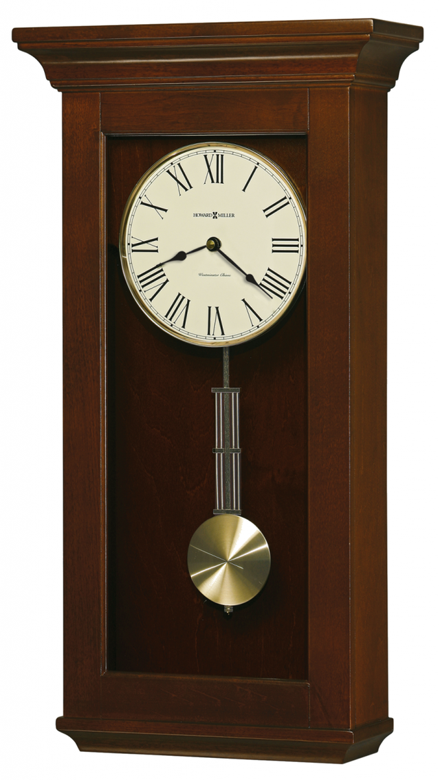 Howard Miller® Continental Cherry Bordeaux Wall Clock 0