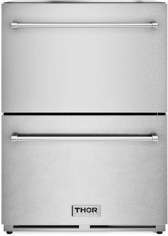 Thor Kitchen® 24" Fingerprint Resistant Stainless Steel Outdoor Freezer Drawer