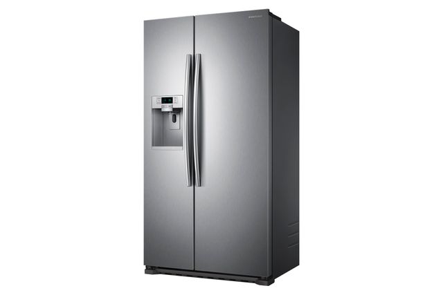 Samsung 22 Cu. Ft. Counter Depth Side-By-Side Refrigerator-Stainless Steel 4