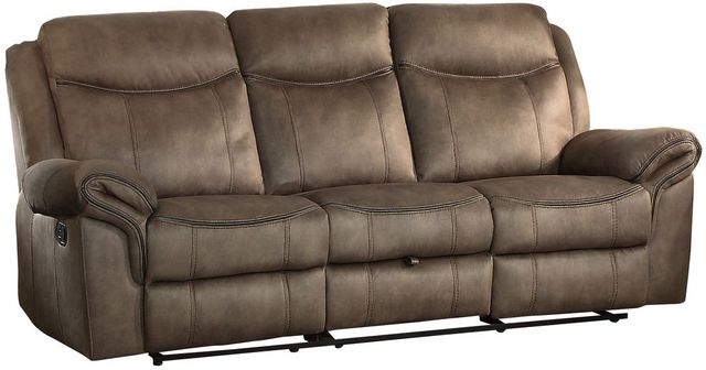 Homelegance® Aram Brown Double Reclining Sofa