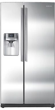 Samsung 25.6 Cu. Ft. Side-by-Side Refrigerator-Stainless Steel