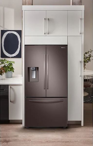 Samsung 27.8 Cu. Ft. Fingerprint Resistant Tuscan Stainless Steel French Door Full Depth Refrigerator 11