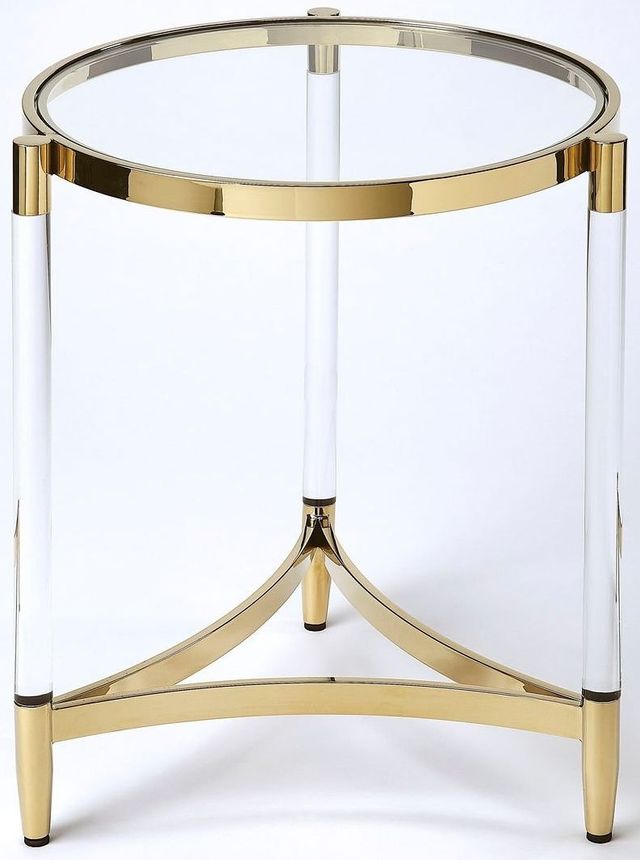 Butler Specialty Company Charlene Polished Gold Accent Table