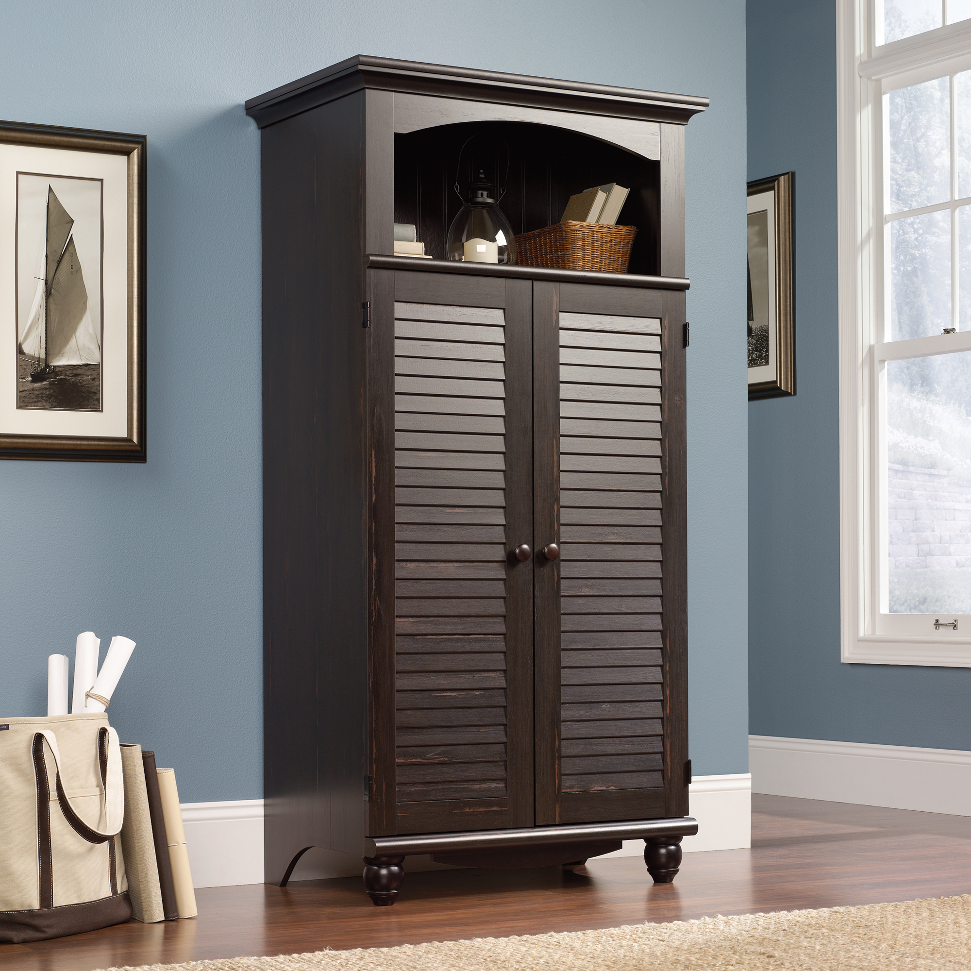 sauder computer desk armoire